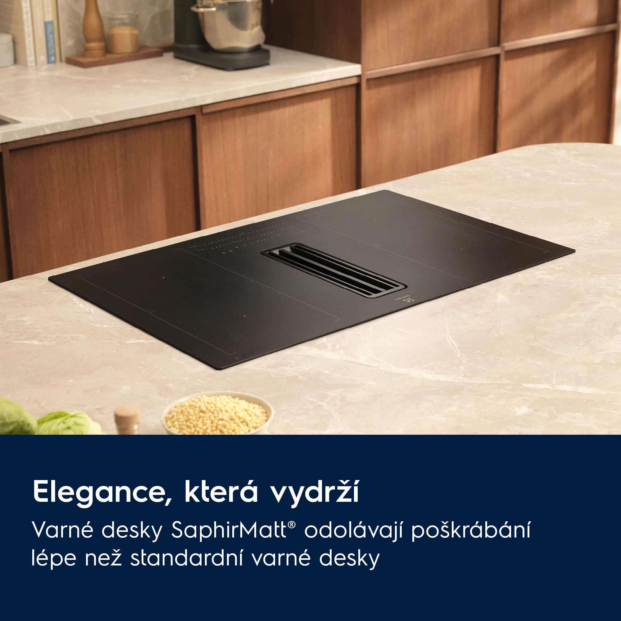 Electrolux - Kombinace varné desky a odsavače - KCC84450CZ
