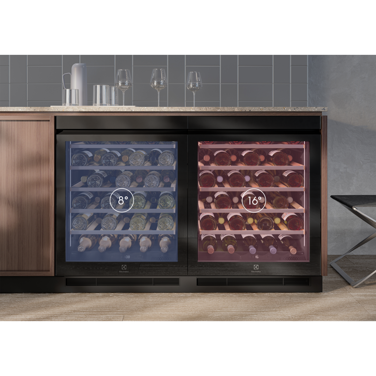 Electrolux - Vinotéky pod kuchyňskou linku - EWUS018B7B