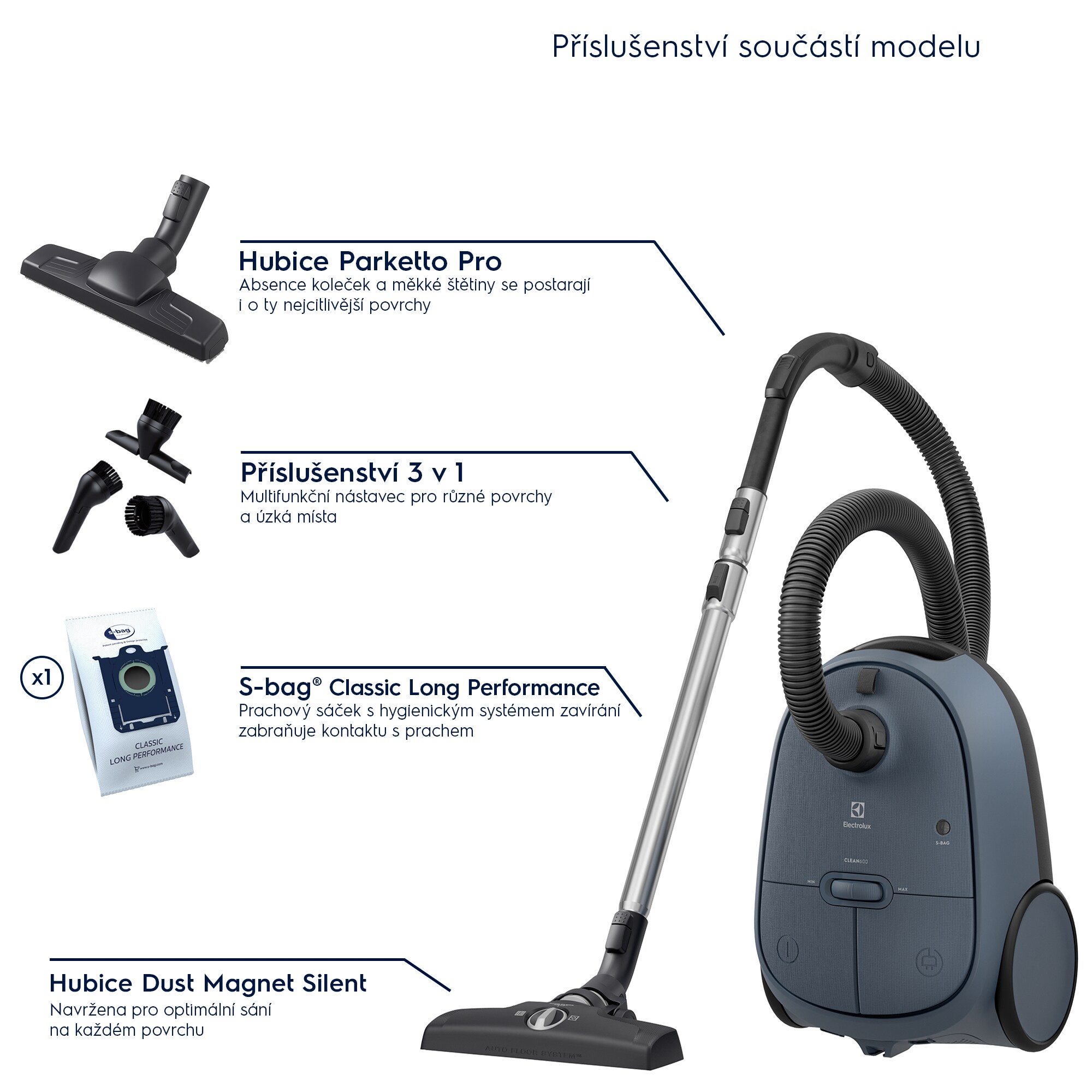Electrolux - Sáčkový vysavač - EB61C2DBP