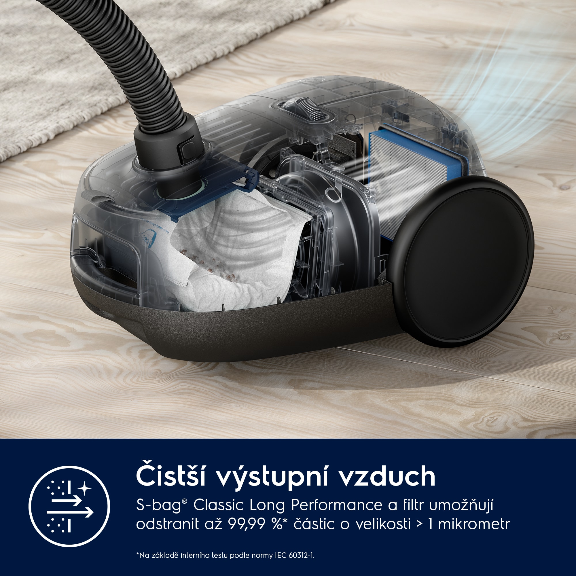 Electrolux - Sáčkový vysavač - EB61C3WBL