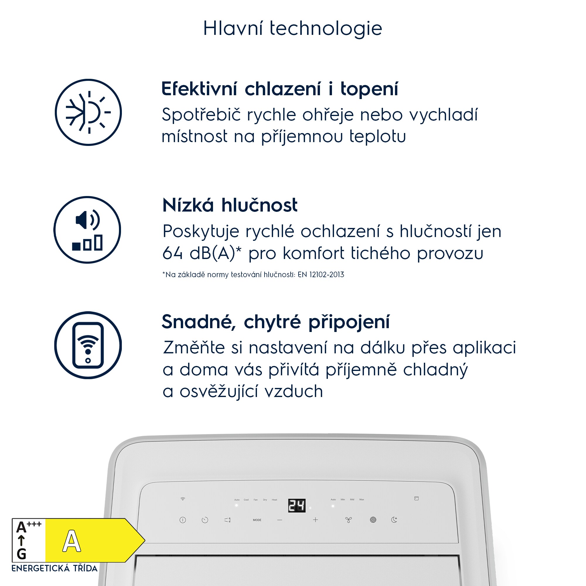 Electrolux - Přenosná klimatizace - EXP26U339HW