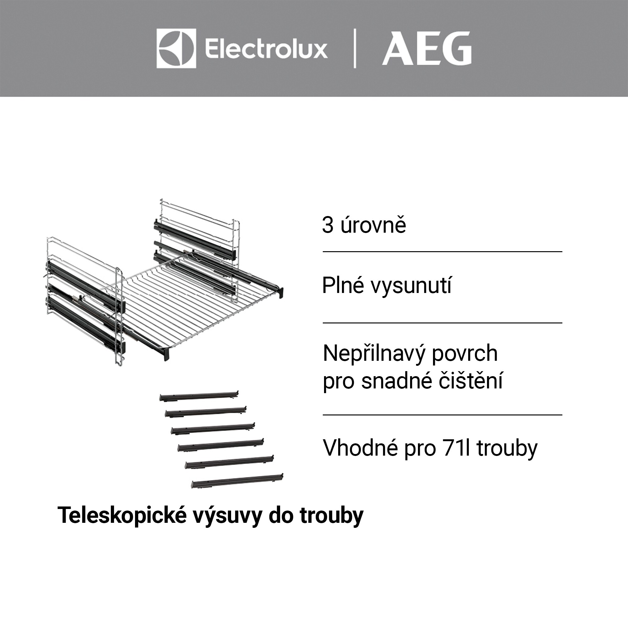 No Brand - Teleskopické výsuvy - TR3LFAV