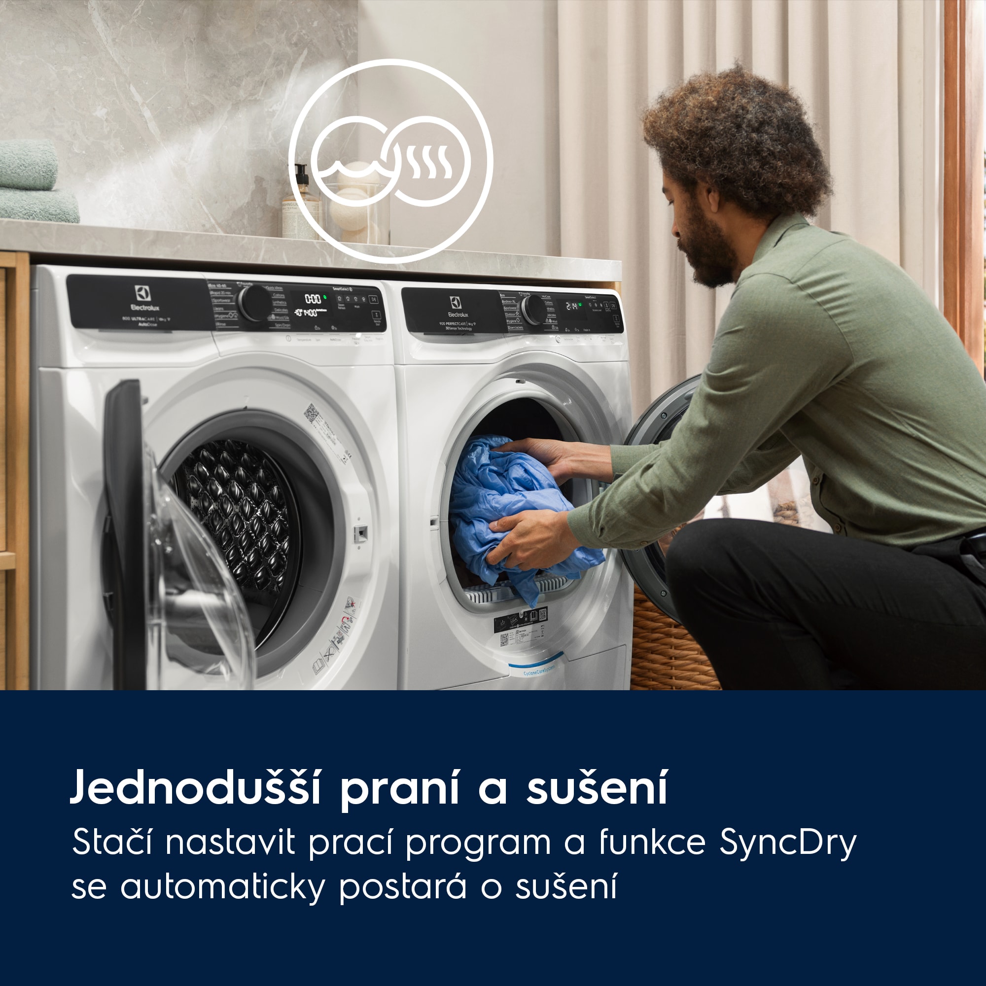 Electrolux - Sušičky s tepelným čerpadlem - EDW8D595MCC