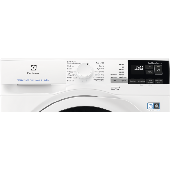 Electrolux - Volně stojící pračky kombinované se sušičkou - EW7WO448WC