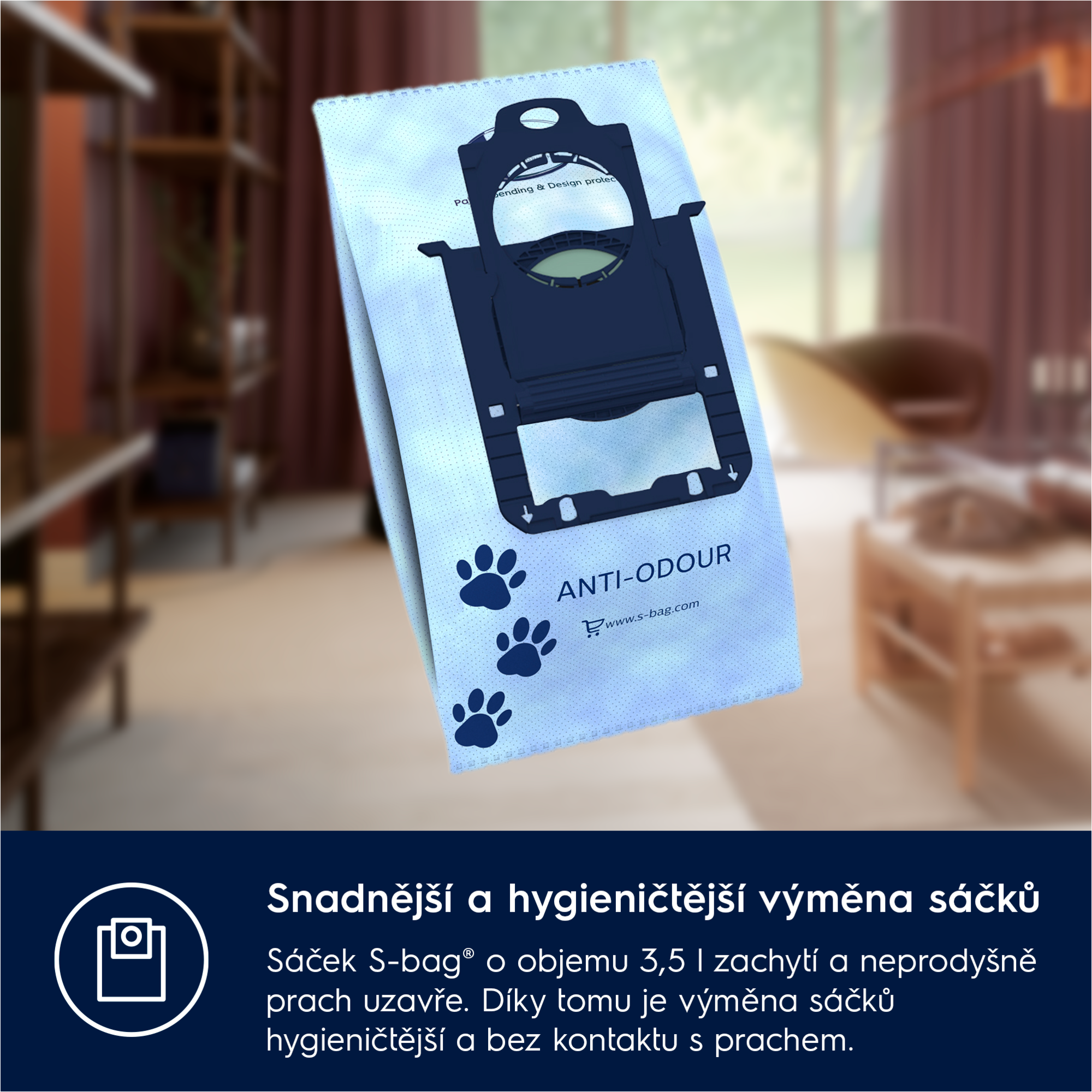 Electrolux - Sáčkový vysavač - PD82-ANIMA