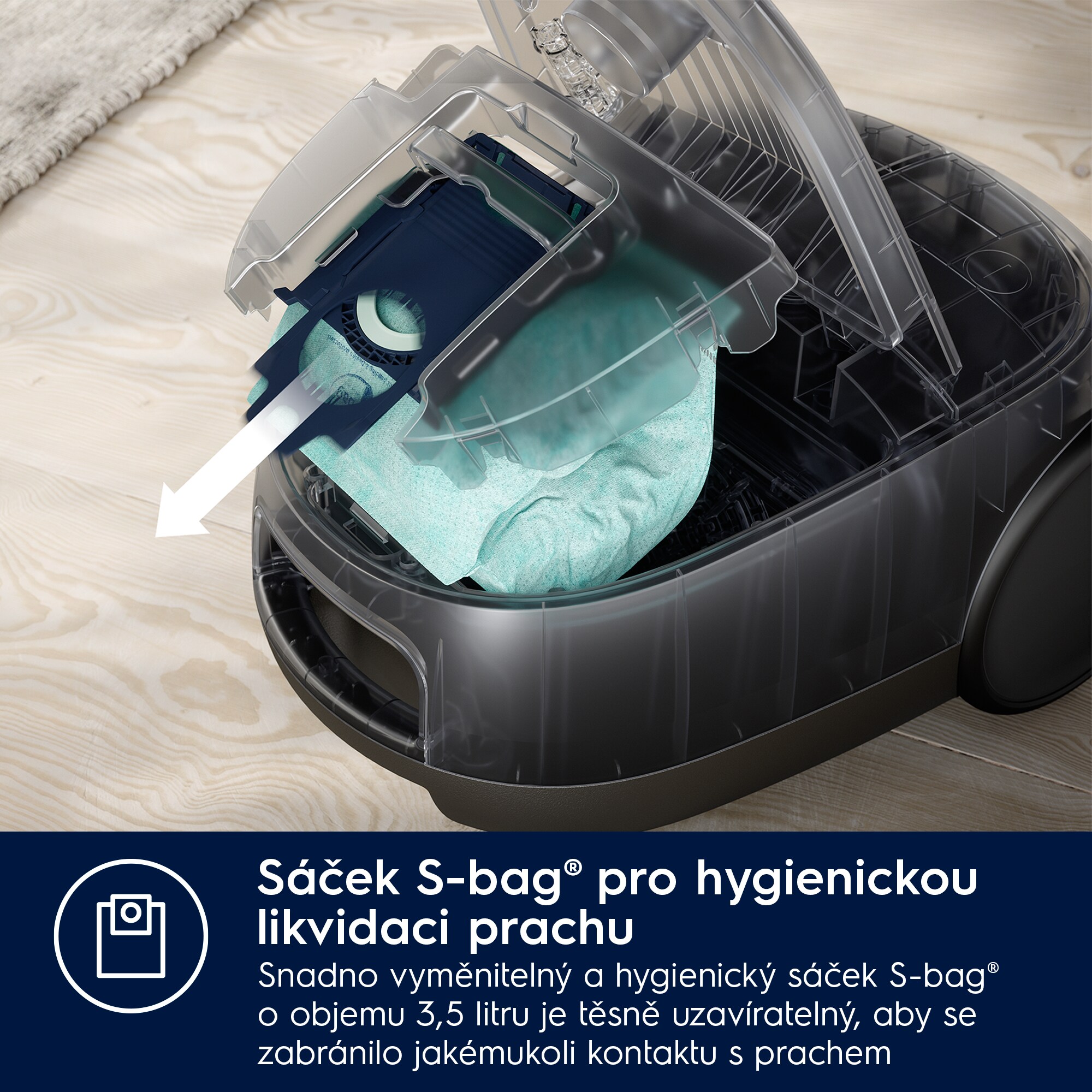 Electrolux - Sáčkový vysavač - EB61H6SW