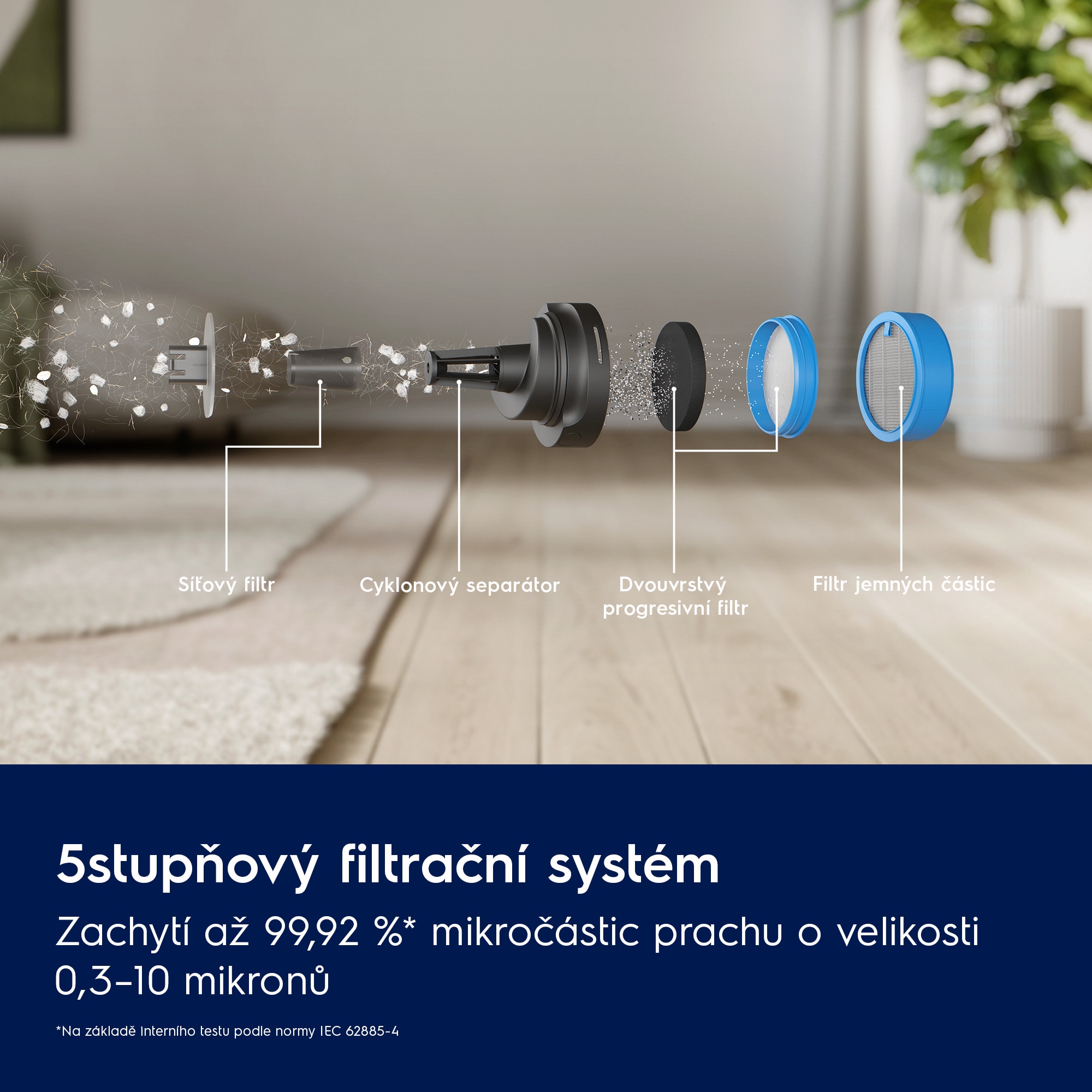 Electrolux - Tyčový vysavač - EP61AB21UG