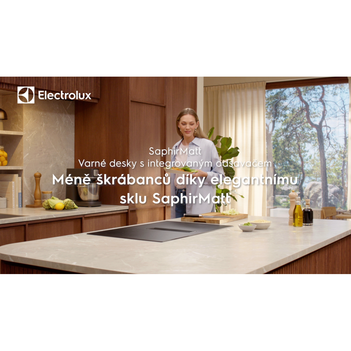 Electrolux - Kombinace varné desky a odsavače - KCC84450CZ