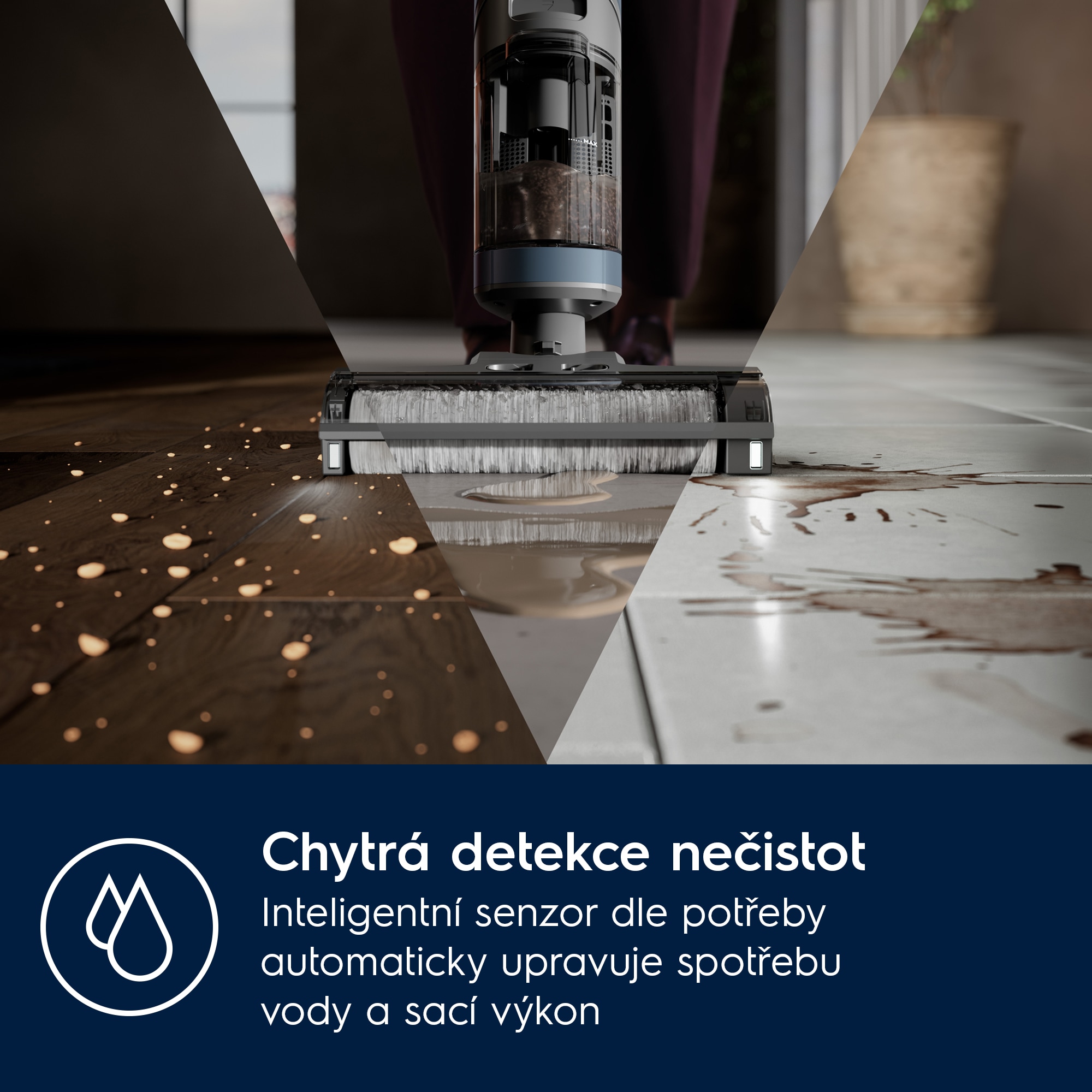 Electrolux - Tyčový vysavač Wet&Dry - EW81U3DB