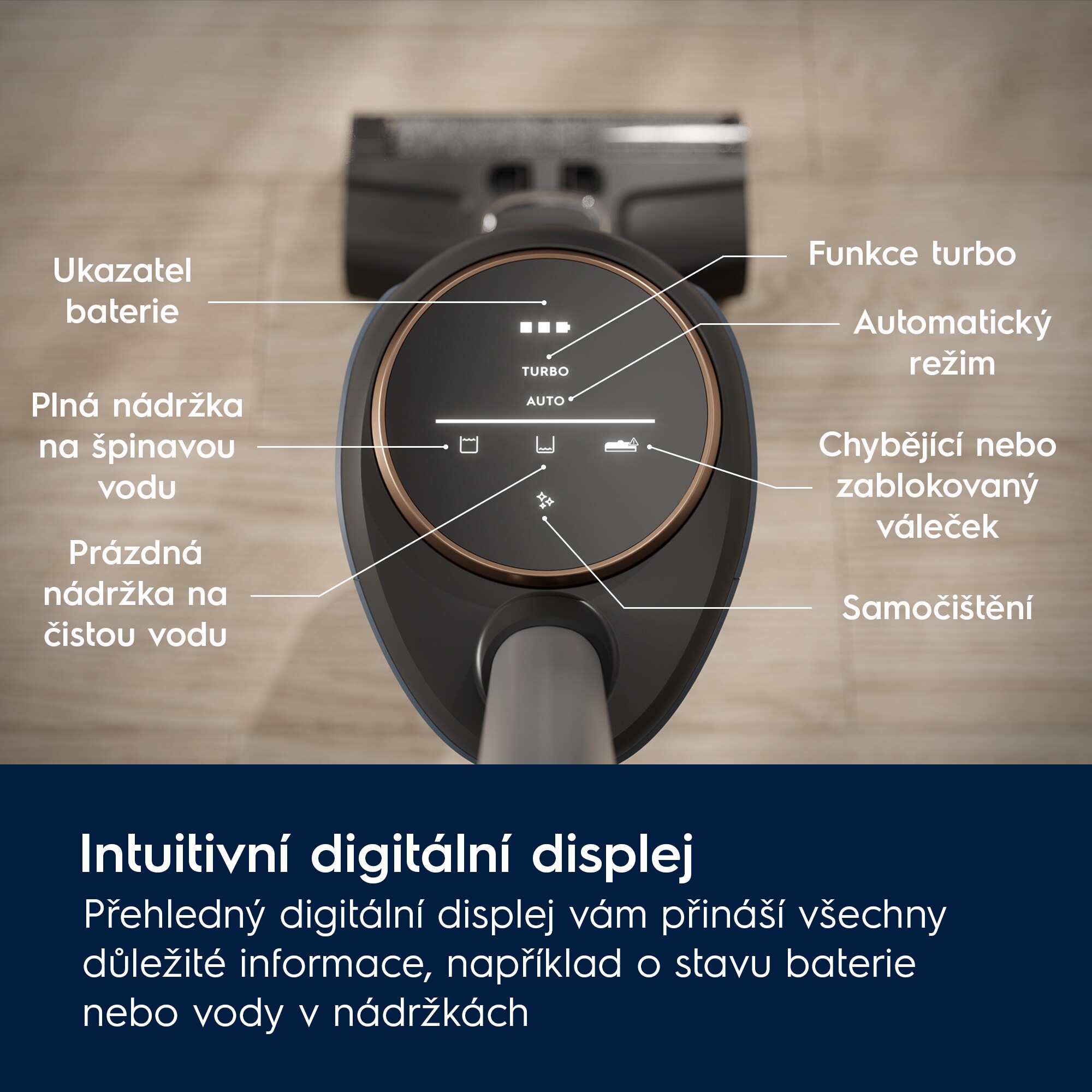Electrolux - Tyčový vysavač Wet&Dry - EW81U3DB