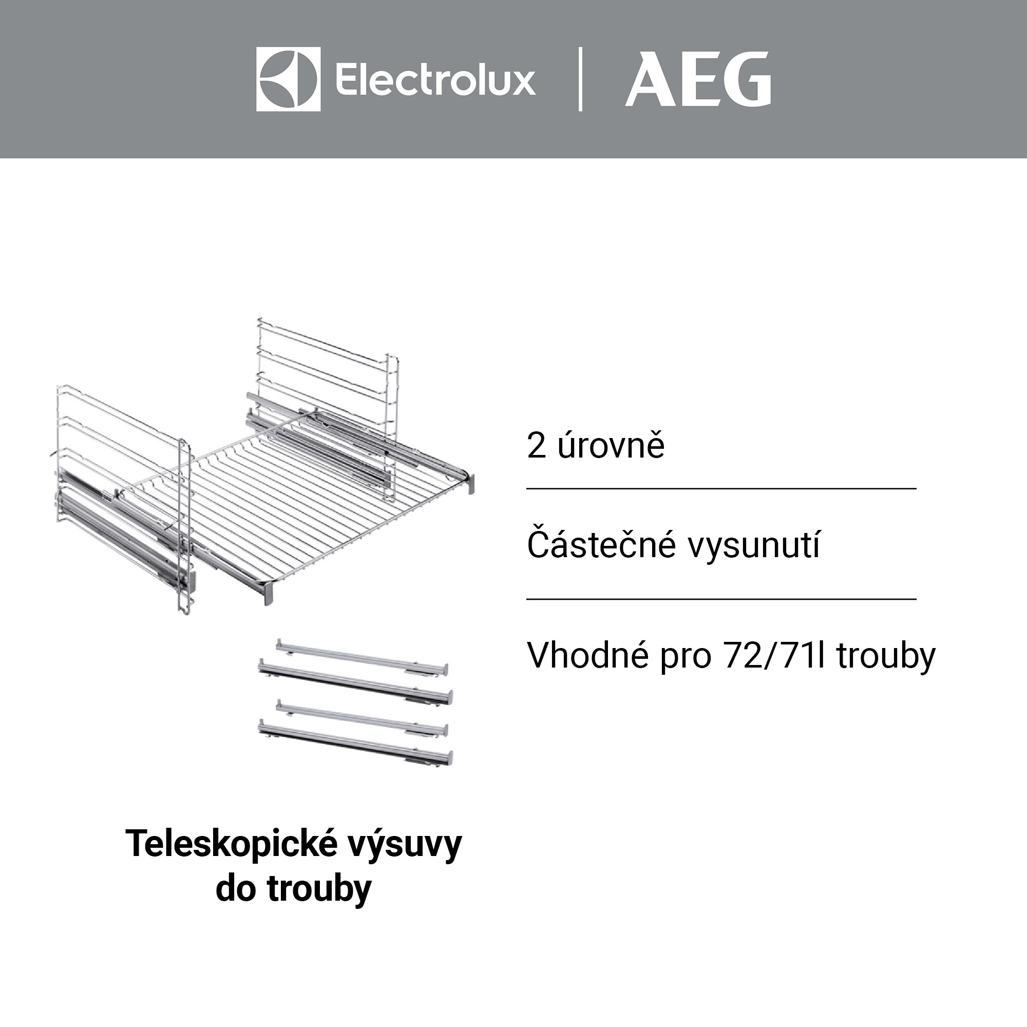No Brand - Teleskopické výsuvy - TR2LV