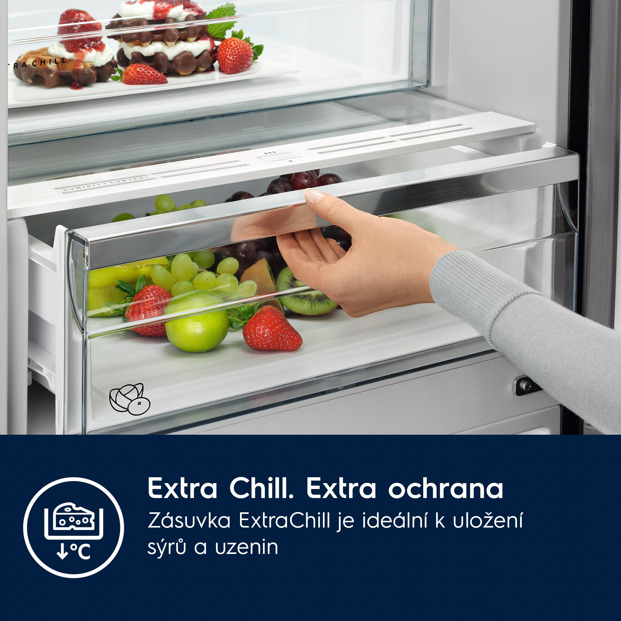 Electrolux - Volně stojící chladničky s mrazákem - LNT8MC36X