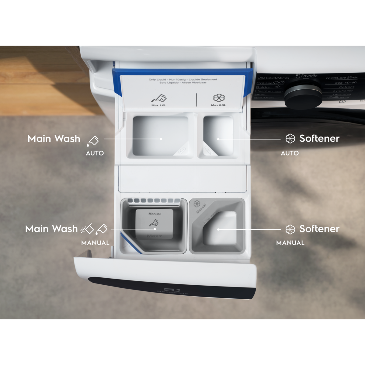 Electrolux - Pračky na 9 kg prádla - EW6F3494ACC