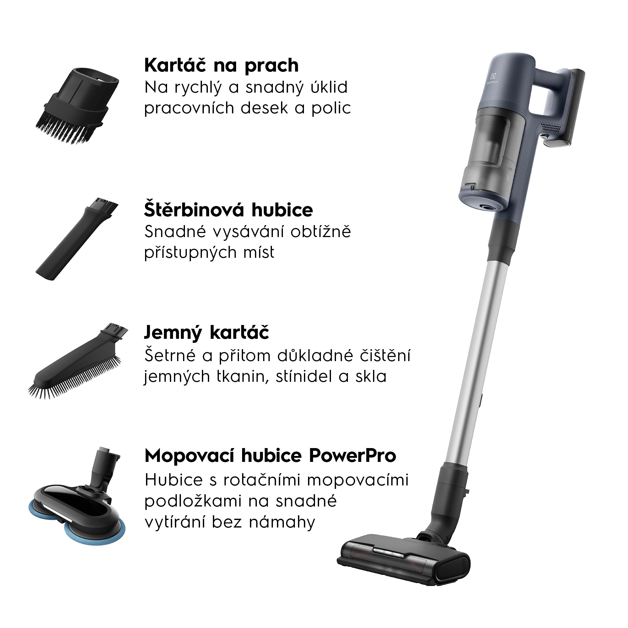 Electrolux - Tyčový vysavač - EP61H21WET