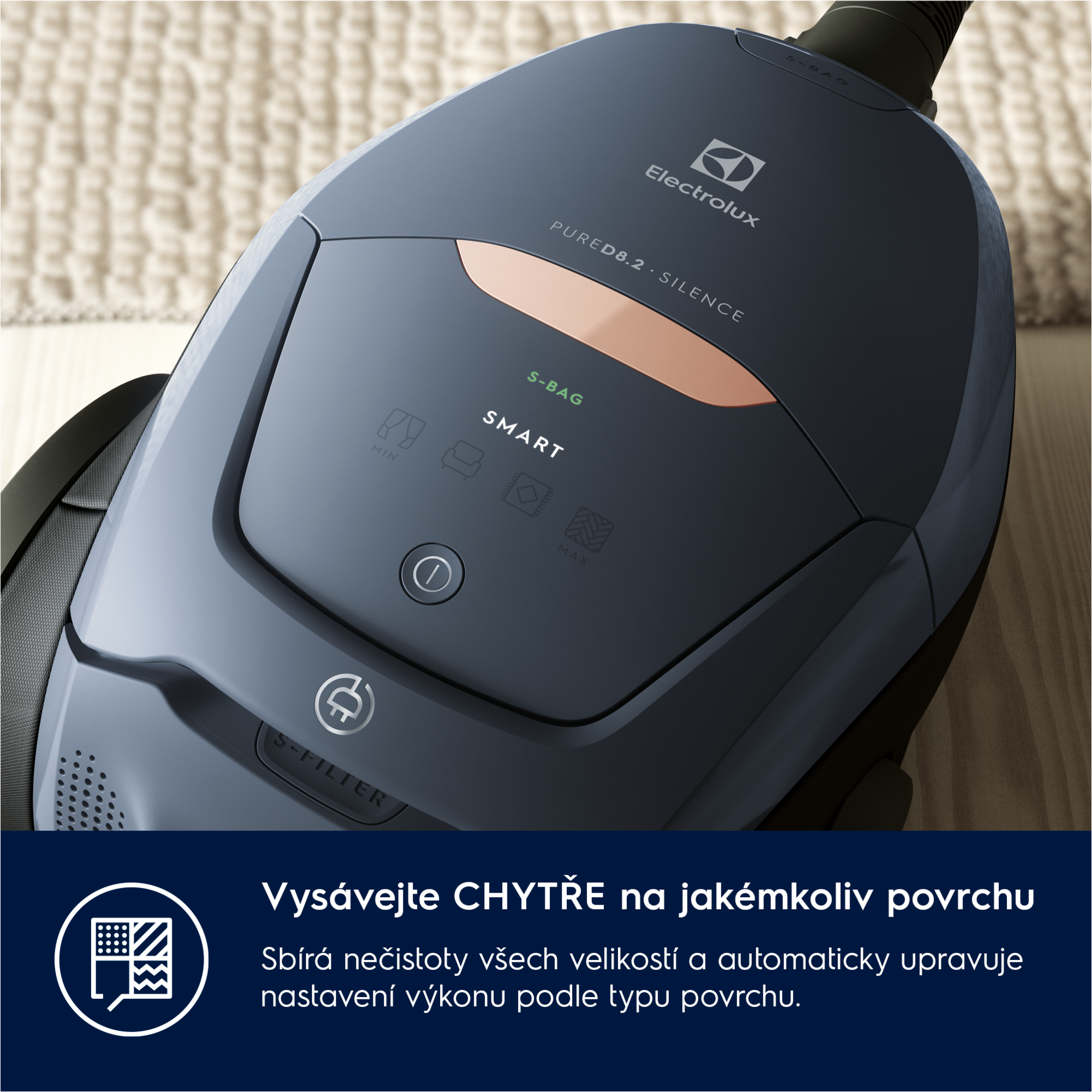 Electrolux - Sáčkový vysavač - PD82-8DB