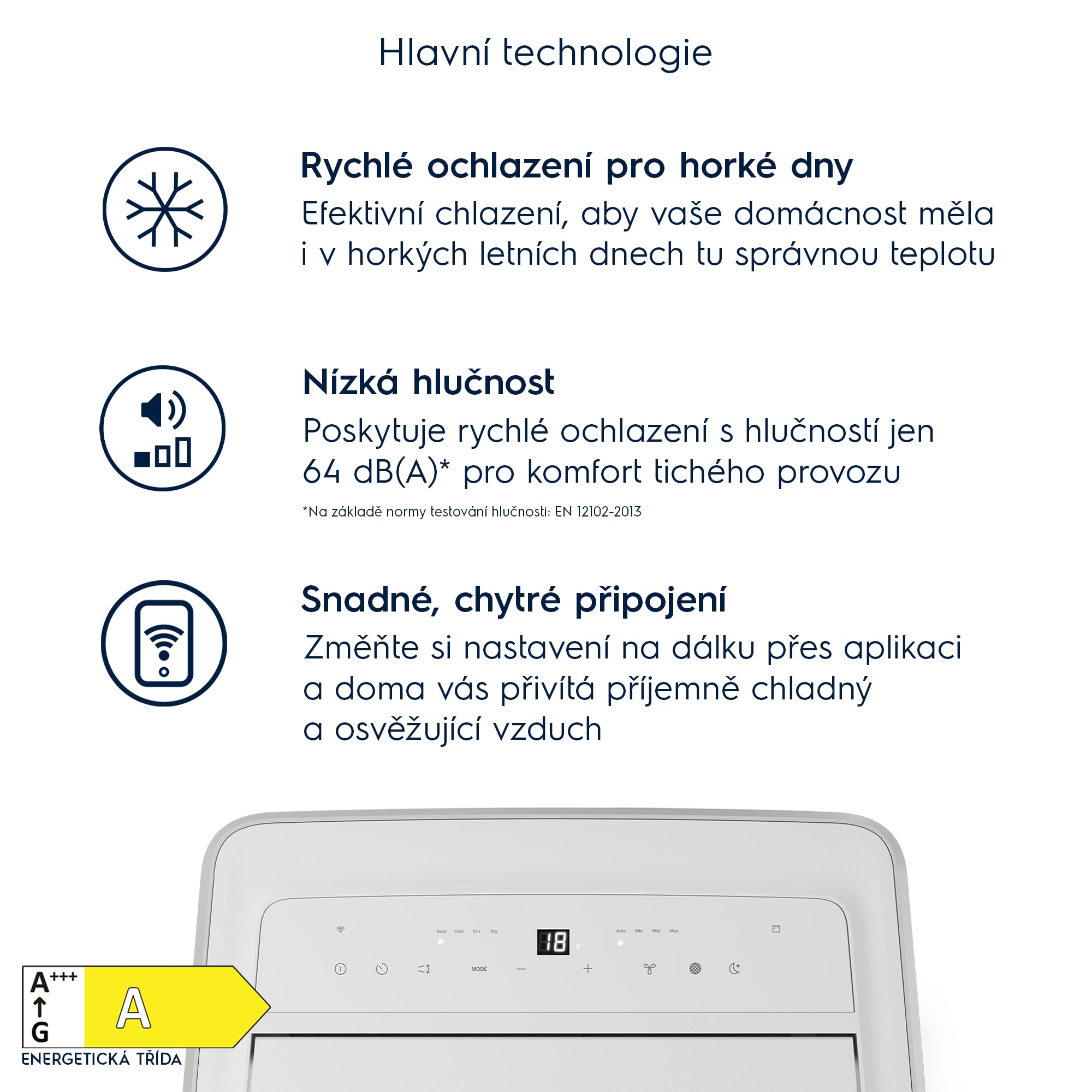 Electrolux - Přenosná klimatizace - EXP26U339CW