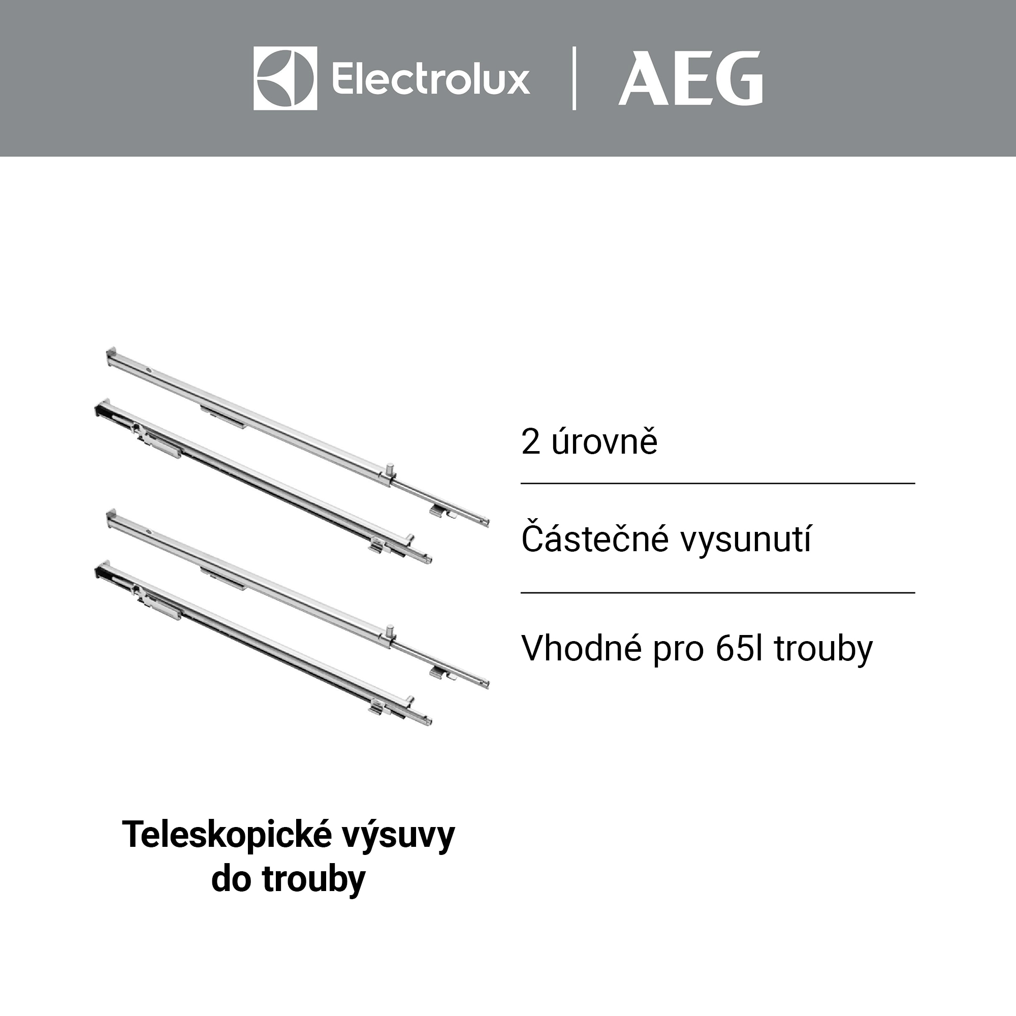No Brand - Teleskopické výsuvy - M1OHTR2N