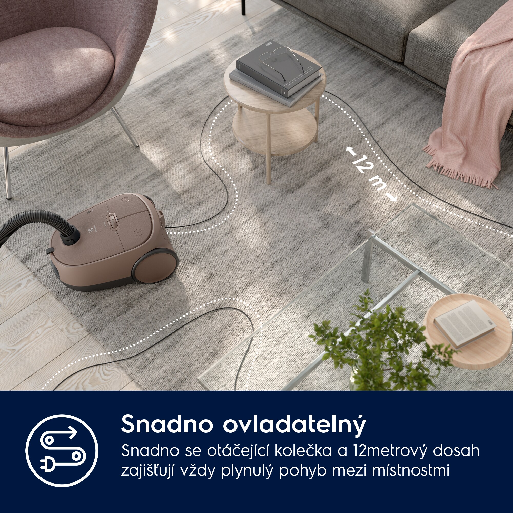 Electrolux - Sáčkový vysavač - EB61C3WBL