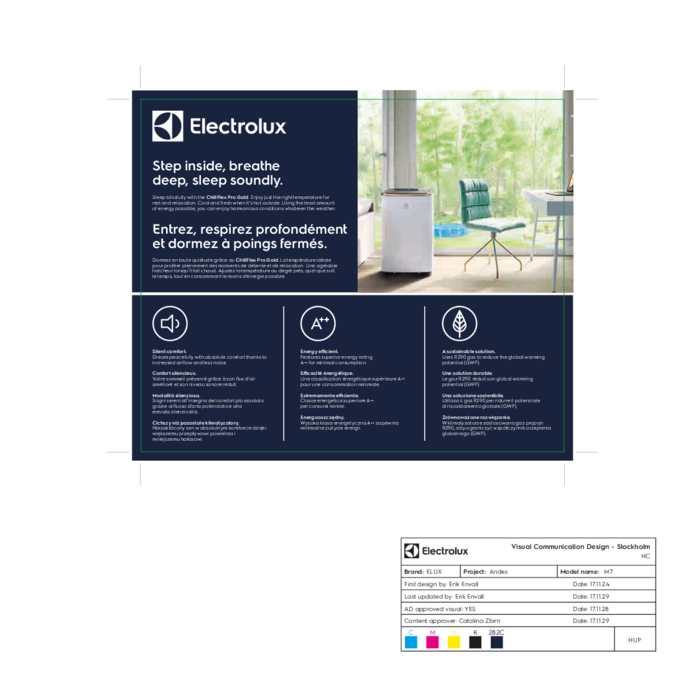 Electrolux - Přenosná klimatizace - EXP26U758CW