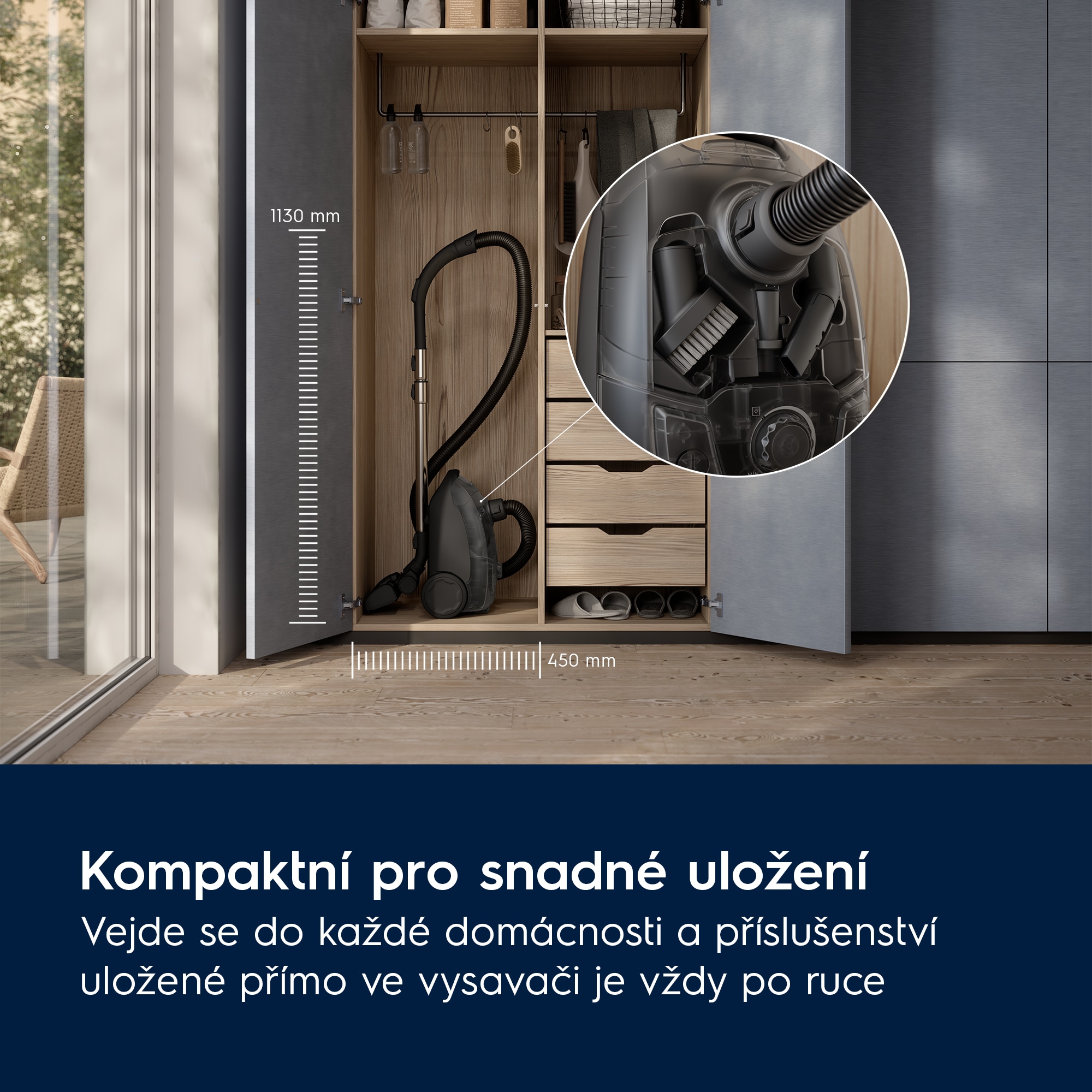 Electrolux - Sáčkový vysavač - EB51A3WB