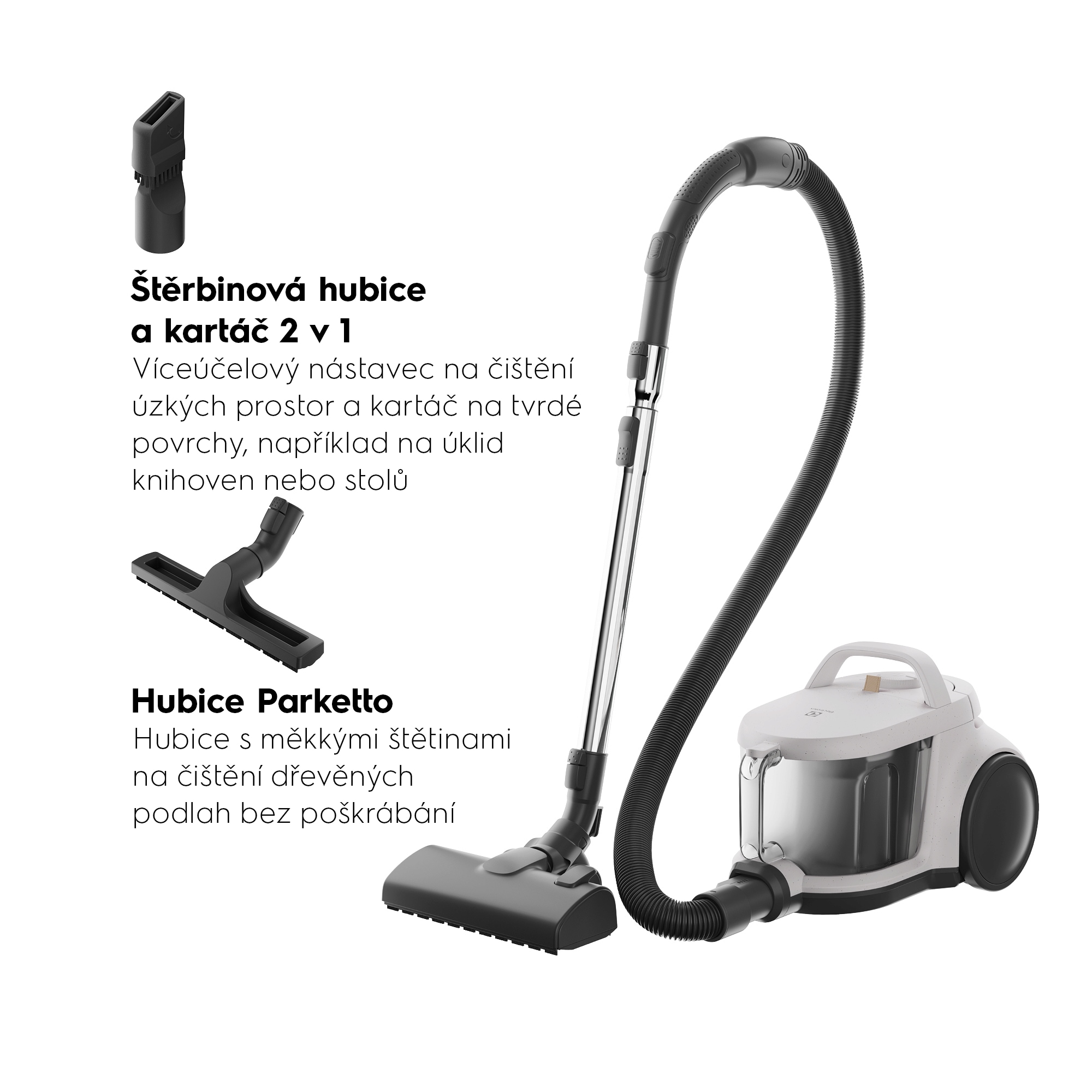 Electrolux - Bezsáčkový vysavač - EL51C2SW