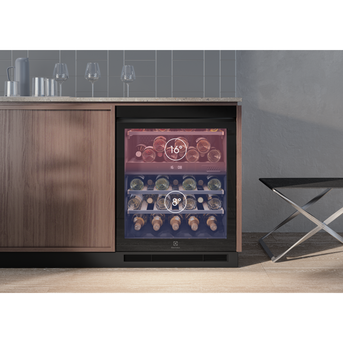 Electrolux - Vinotéky pod kuchyňskou linku - EWUD040B8B