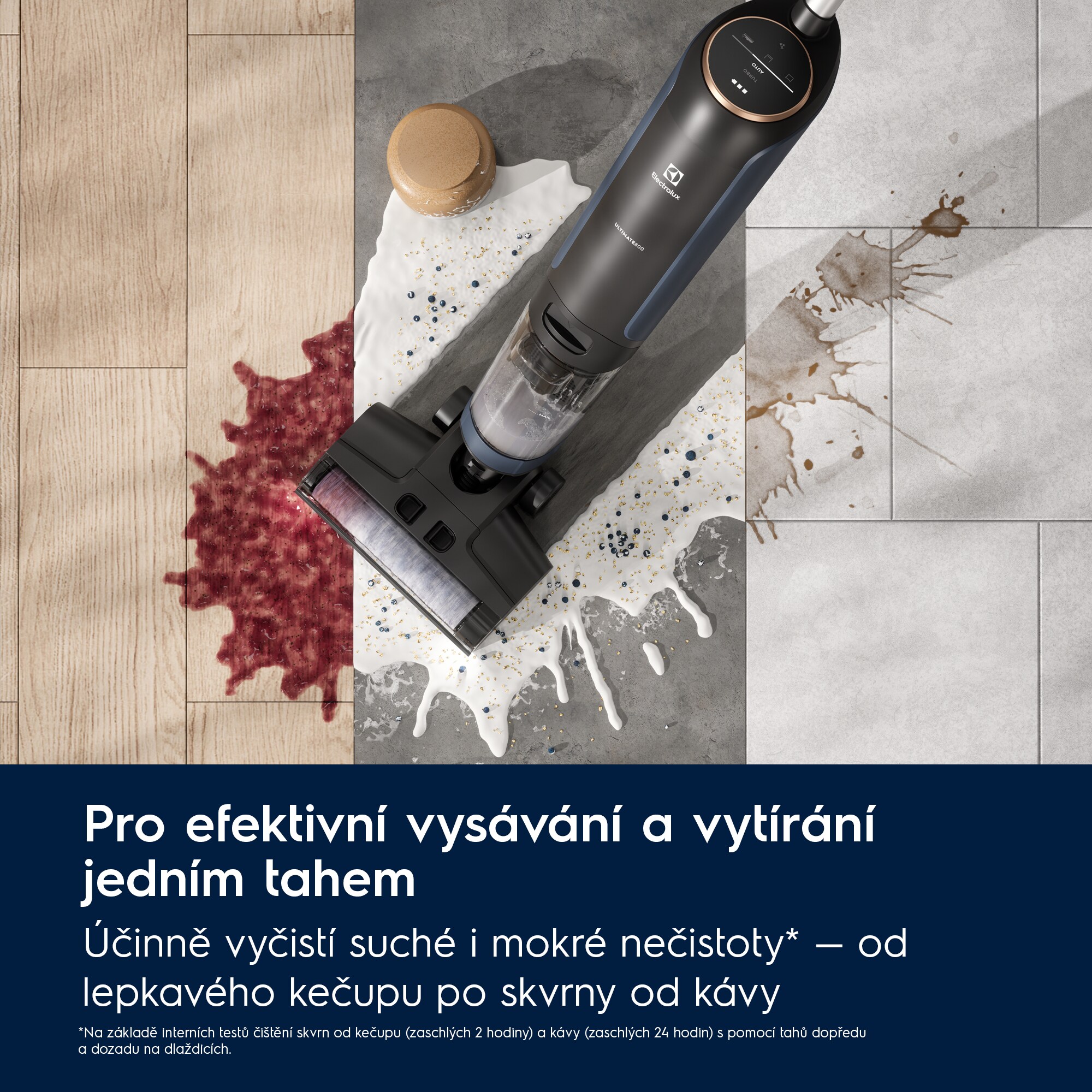 Electrolux - Tyčový vysavač Wet&Dry - EW81U3DB
