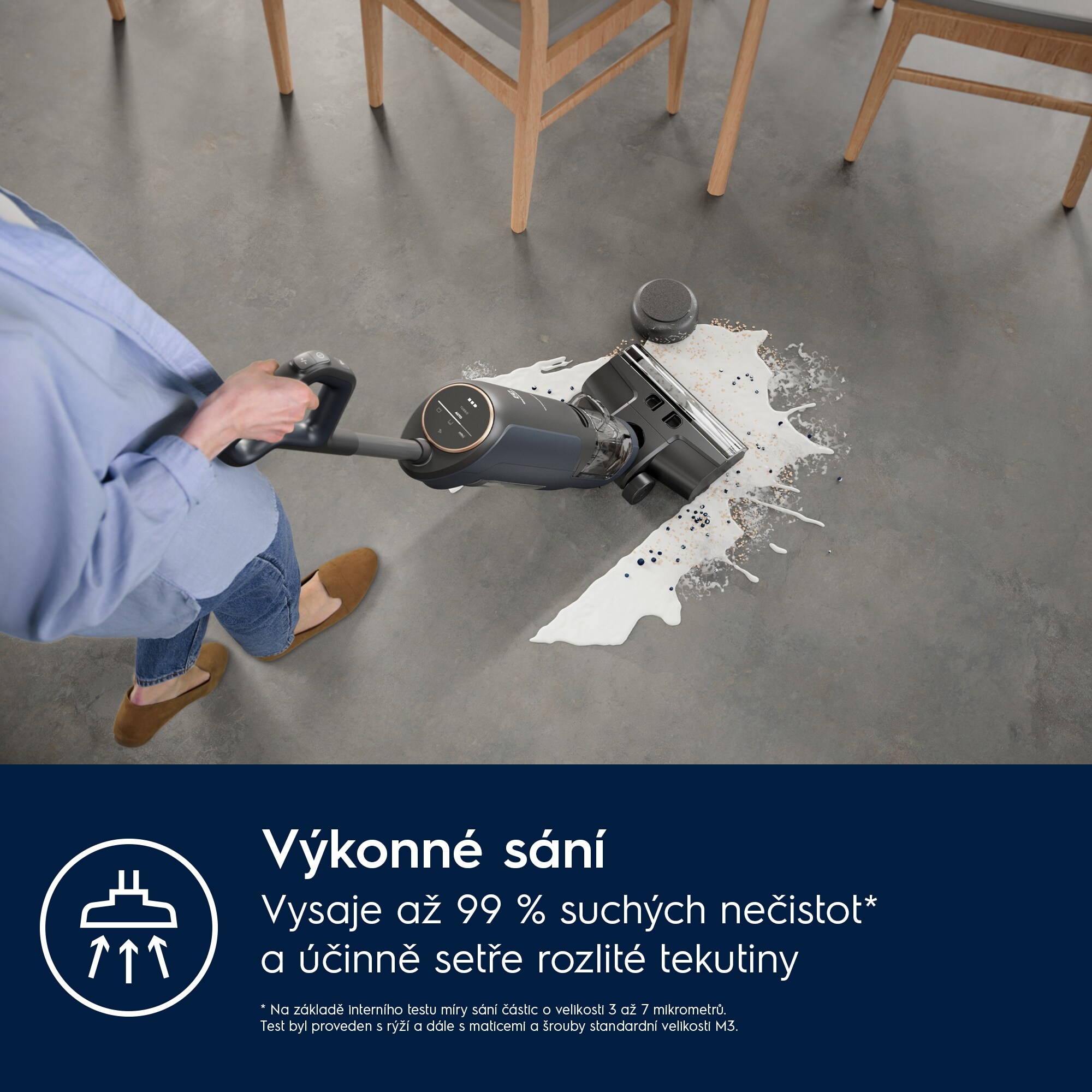 Electrolux - Tyčový vysavač Wet&Dry - EW81U3DB
