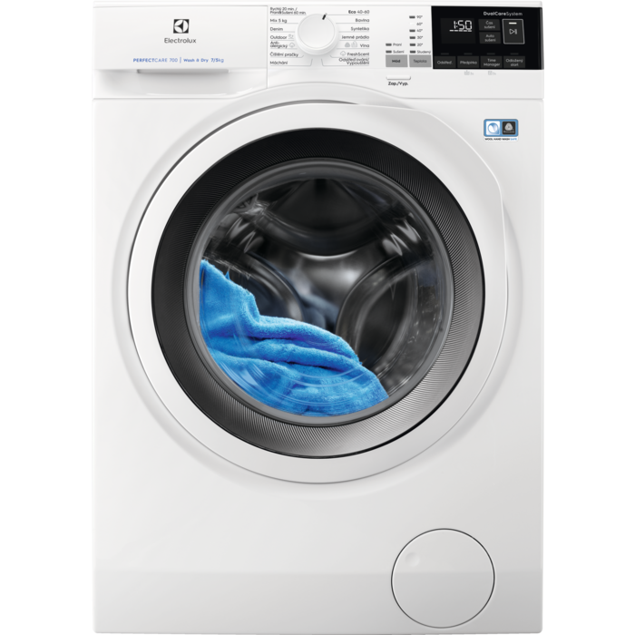 Electrolux - Volně stojící pračky kombinované se sušičkou - EW7WP447WC