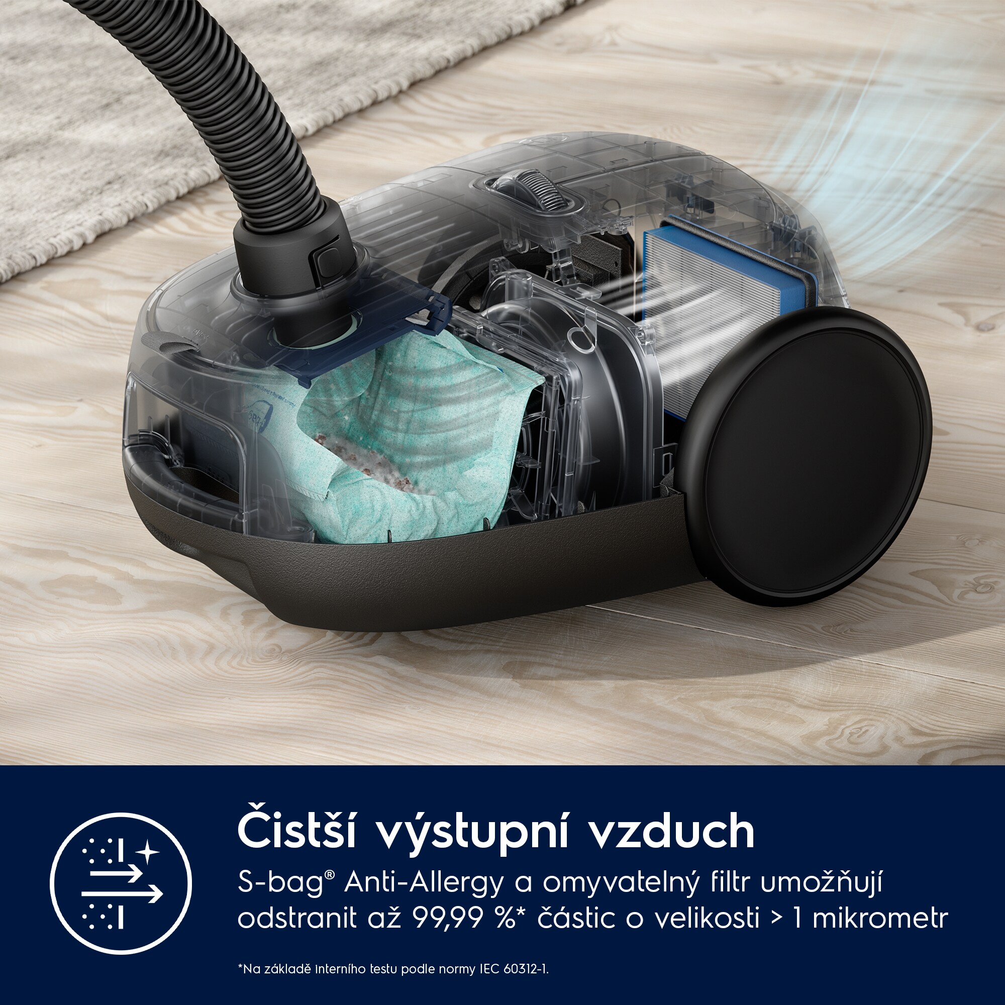 Electrolux - Sáčkový vysavač - EB61H6SW