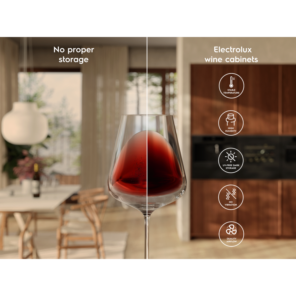 Electrolux - Vinotéky pod kuchyňskou linku - EWUS018B7B