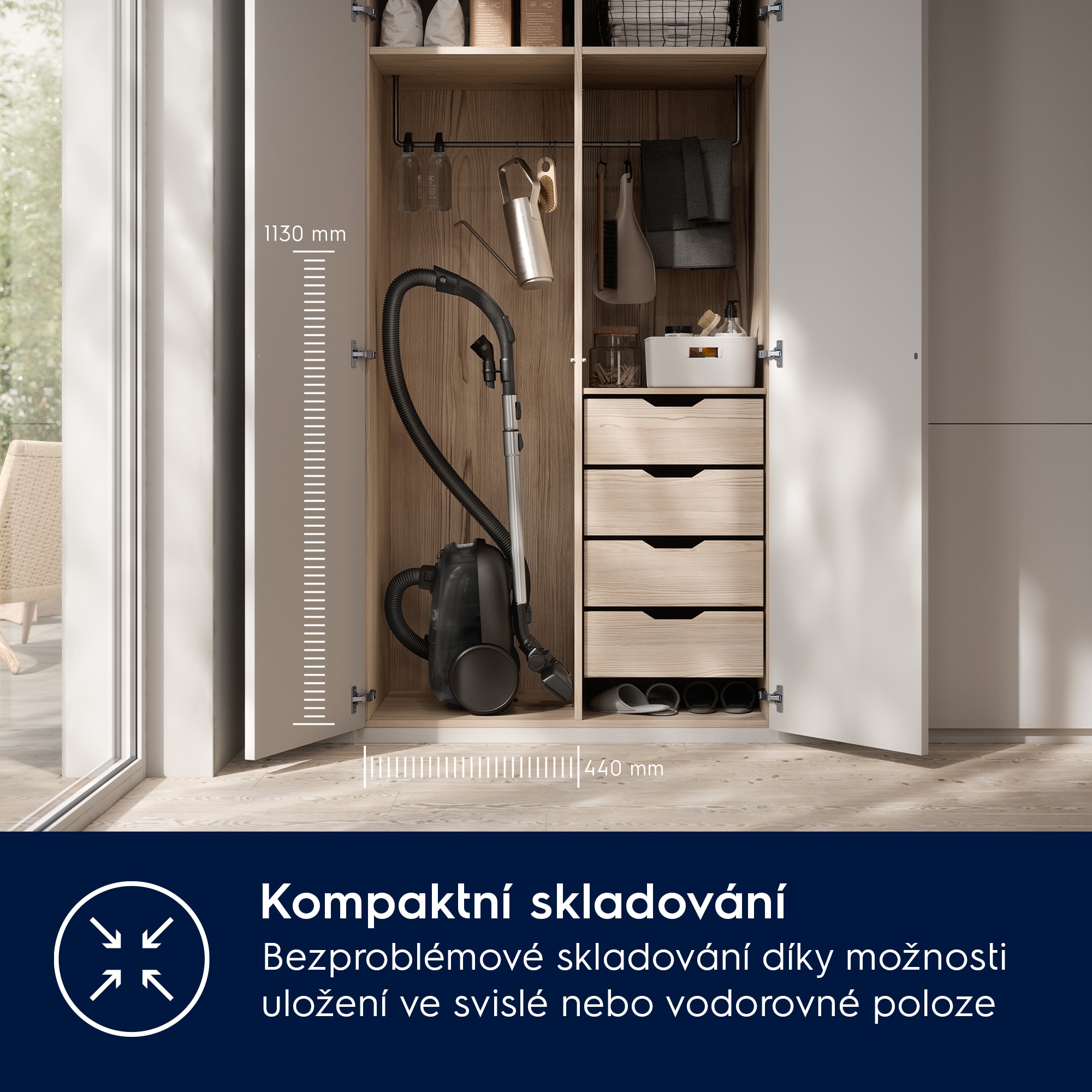 Electrolux - Sáčkový vysavač - EB61C3WBL