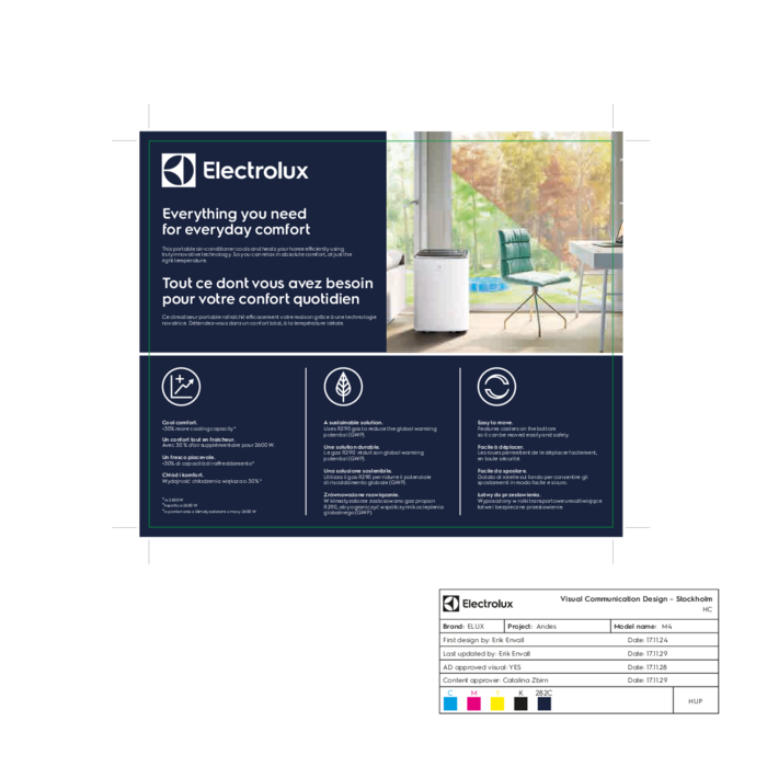 Electrolux - Přenosná klimatizace - EXP34U338HW