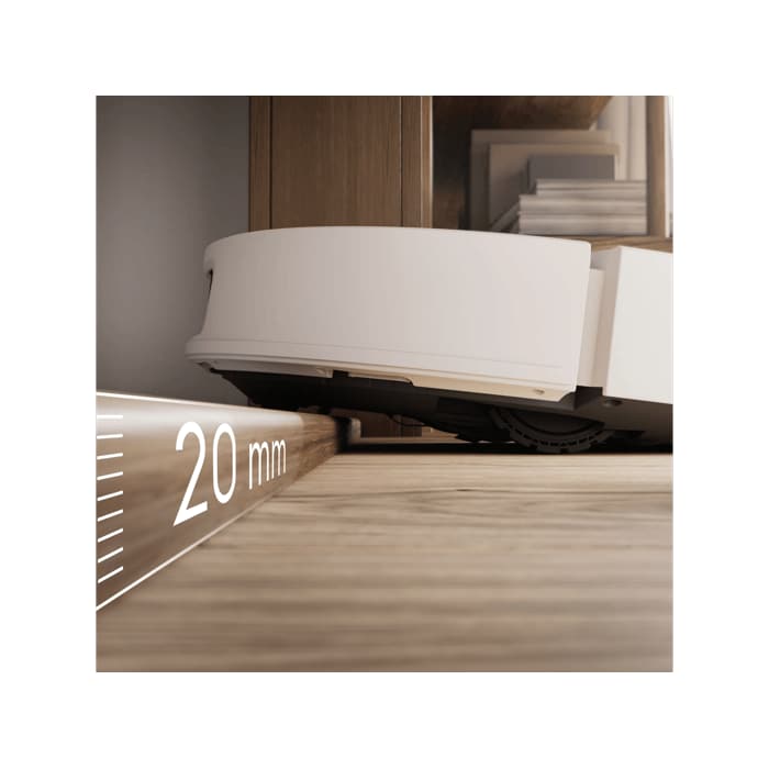 Climbs rugs, thresholds and small obstacles up to 20mm – without getting stuck. Disclaimer: Based on internal test according to QB/T 4833 -2023 measured against thresholds 