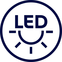 Hubice s LED osvětlením