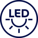 Hubice s LED osvětlením