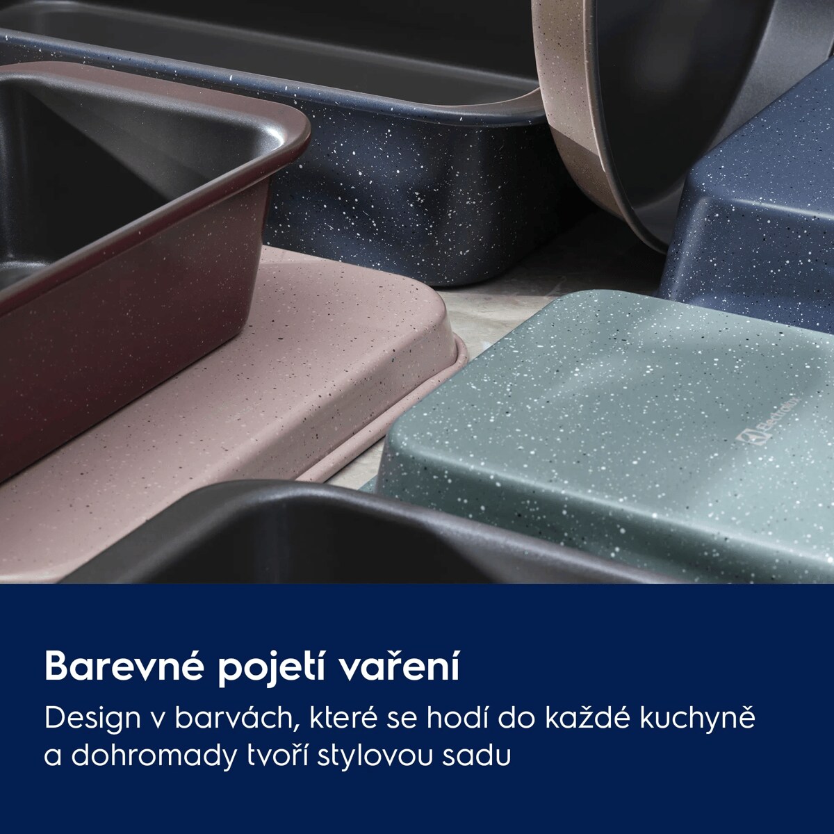 Barevné pojetí vaření Design v barvách, které se hodí do každé kuchyně a dohromady tvoří stylovou sadu