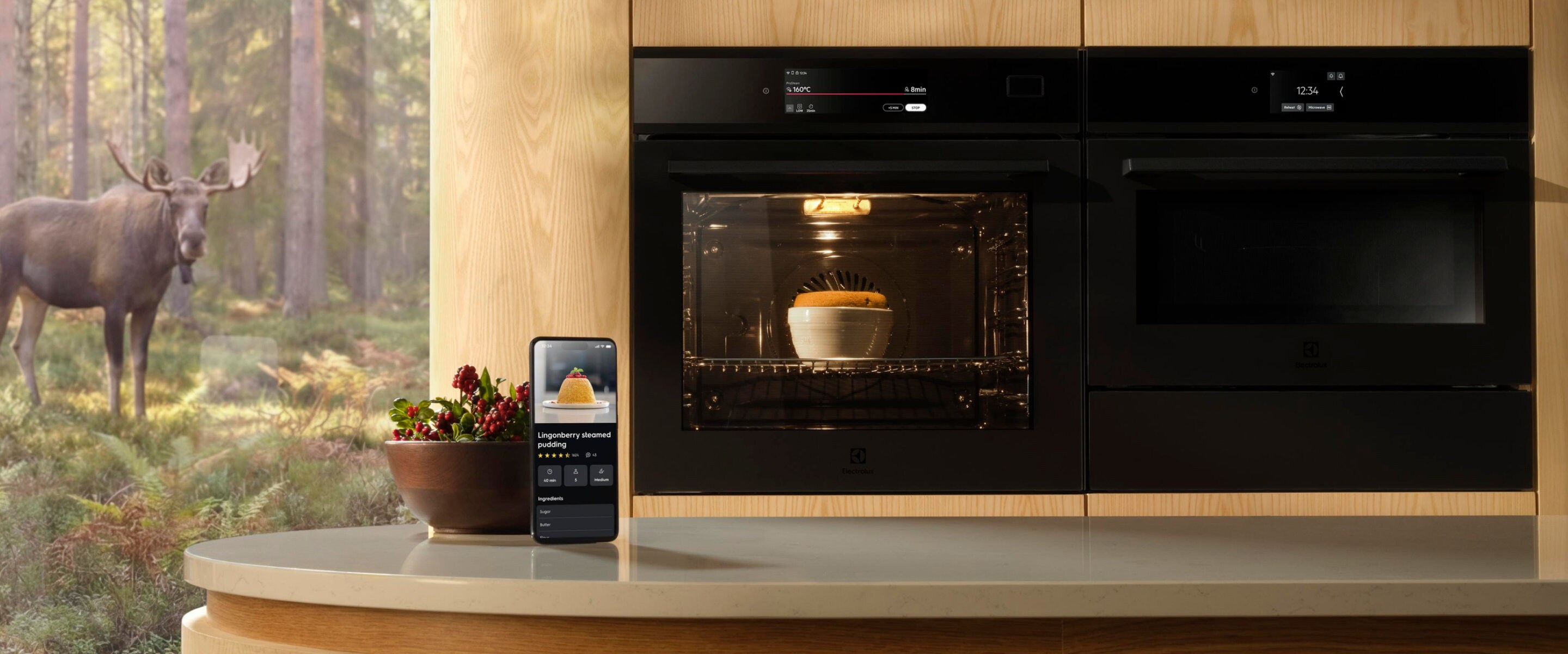 Vaření jídla v parní troubě