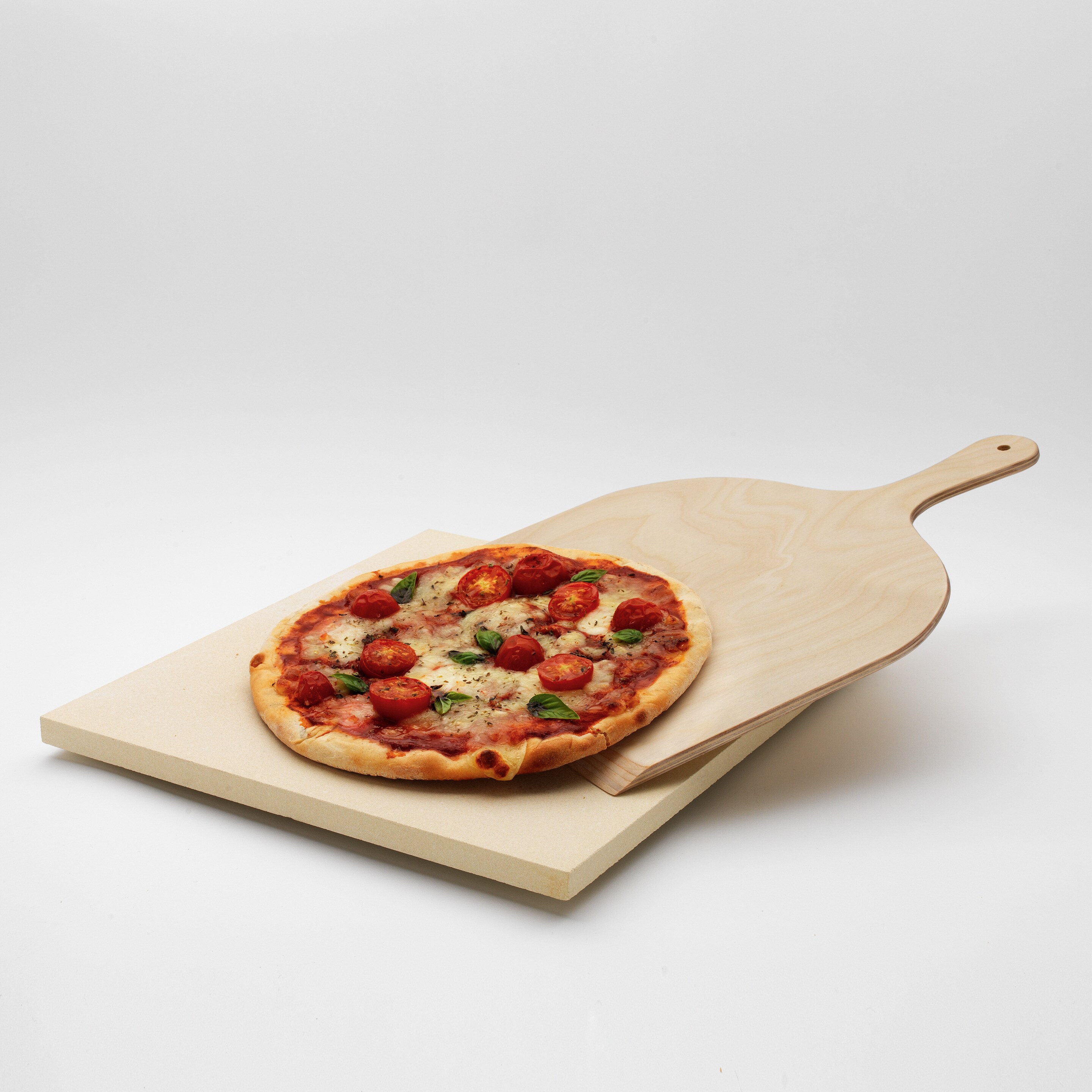Sada Pizza Stone Set s pizzou