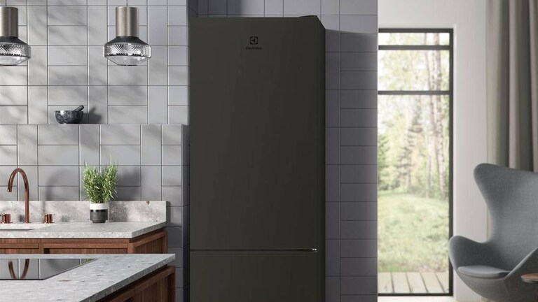 Matte Black fridge freezer