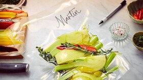 Zelenina v sáčku SousVide