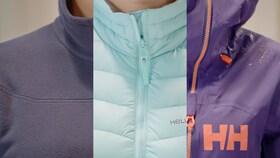 Tři různé typy bundy Helly Hansen