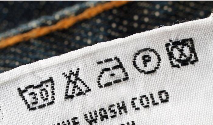 štítek péče o prádlo