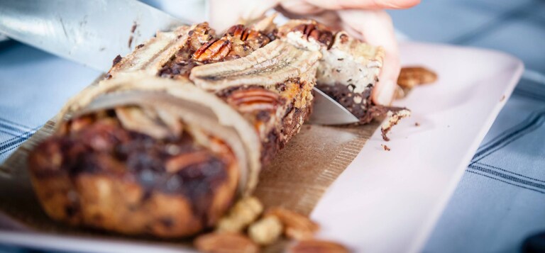 Veganský banánový chlebíček bez lepku