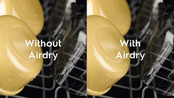 Myčka nádobí s technologií AirDry