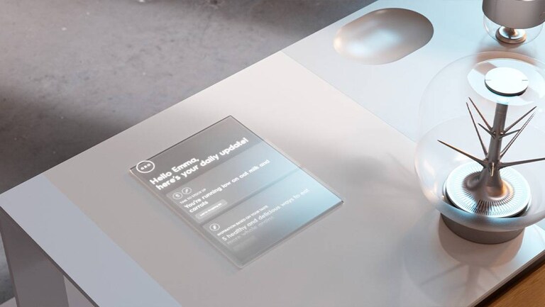 Digitální aktualizace na stole