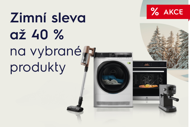 Spotřebiče Electrolux na světlém pozadí