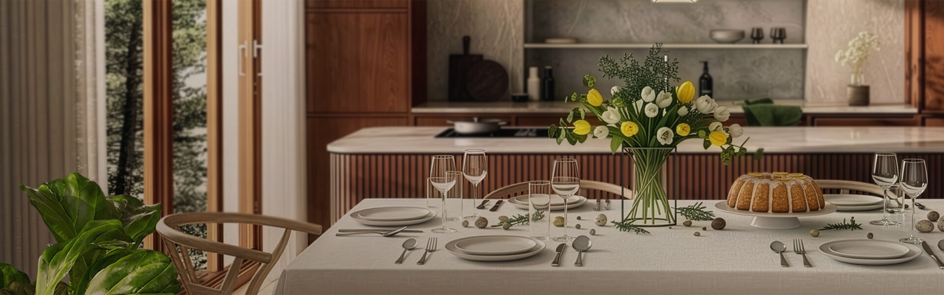 Velikonoční slavnostní stůl