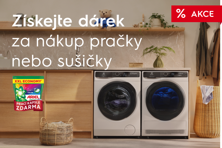 Pračka a sušička Electrolux s dárkem