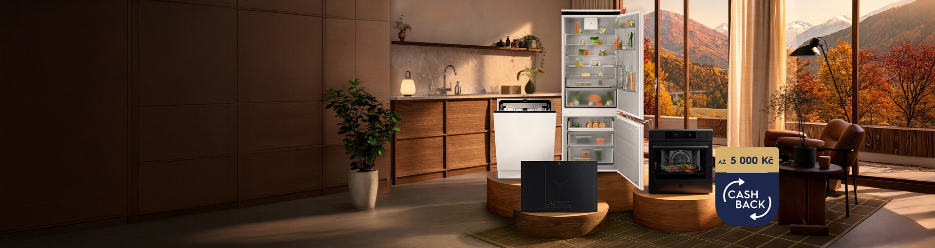 Kuchyňské spotřebiče Electrolux v akci Cashback podzim 2026